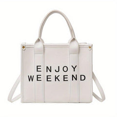 Weekend Tote Bag Crossbody Purse Double Handle