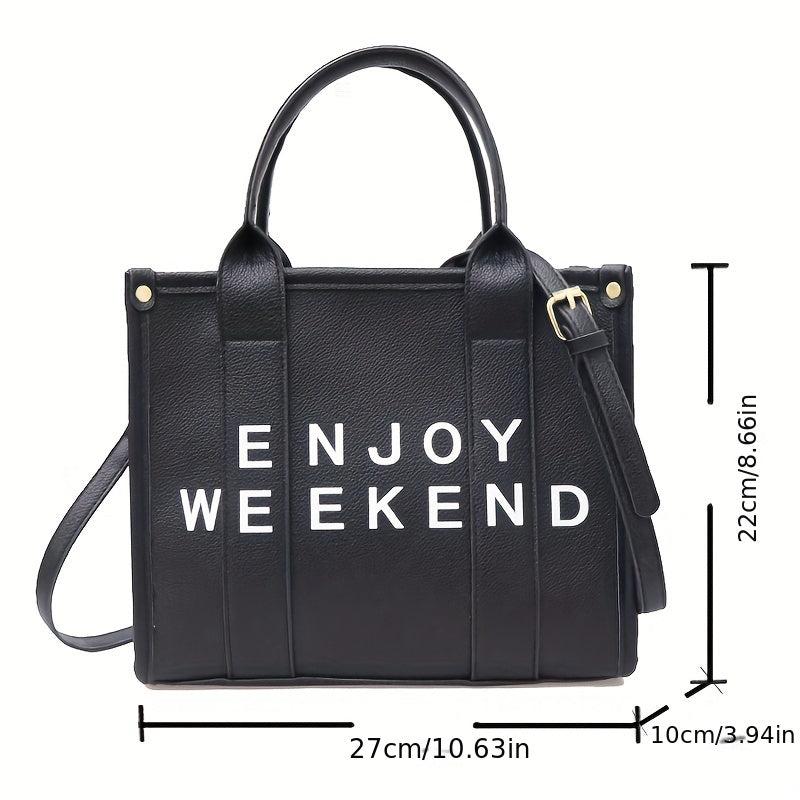 Weekend Tote Bag Crossbody Purse Double Handle