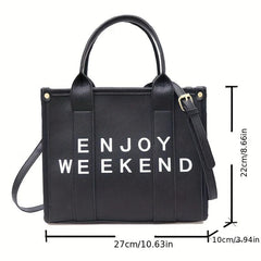 Weekend Tote Bag Crossbody Purse Double Handle