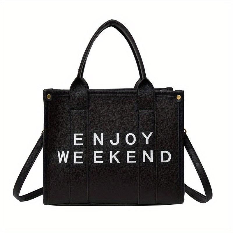 Weekend Tote Bag Crossbody Purse Double Handle
