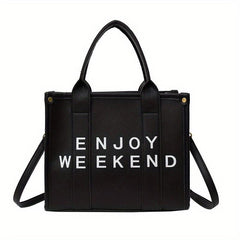 Weekend Tote Bag Crossbody Purse Double Handle
