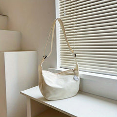 Minimalist Shoulder Bag Zipper Crossbody Bag Casual Underarm Bag