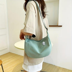 Minimalist Shoulder Bag Zipper Crossbody Bag Casual Underarm Bag
