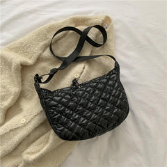 Quilted Crossbody Bag Retro Shoulder Handbag