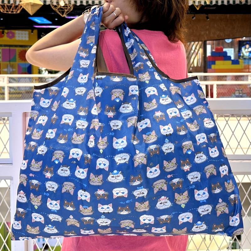 Foldable Eco Friendly Nylon Grocery Bags Reusable Waterproof Shopping Bag