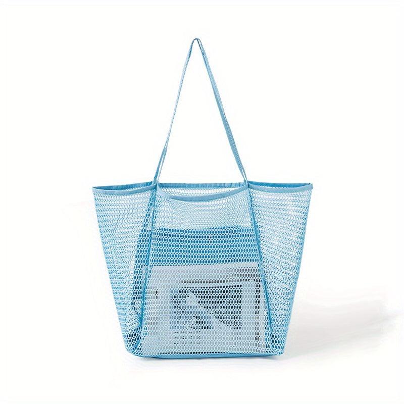 Breathable Mesh Summer Beach Bag Lightweight Travel Tote Bag