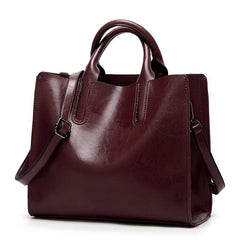 Large Women's Tote Bag Faux Leather Crossbody Handbag