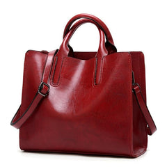 Large Women's Tote Bag Faux Leather Crossbody Handbag
