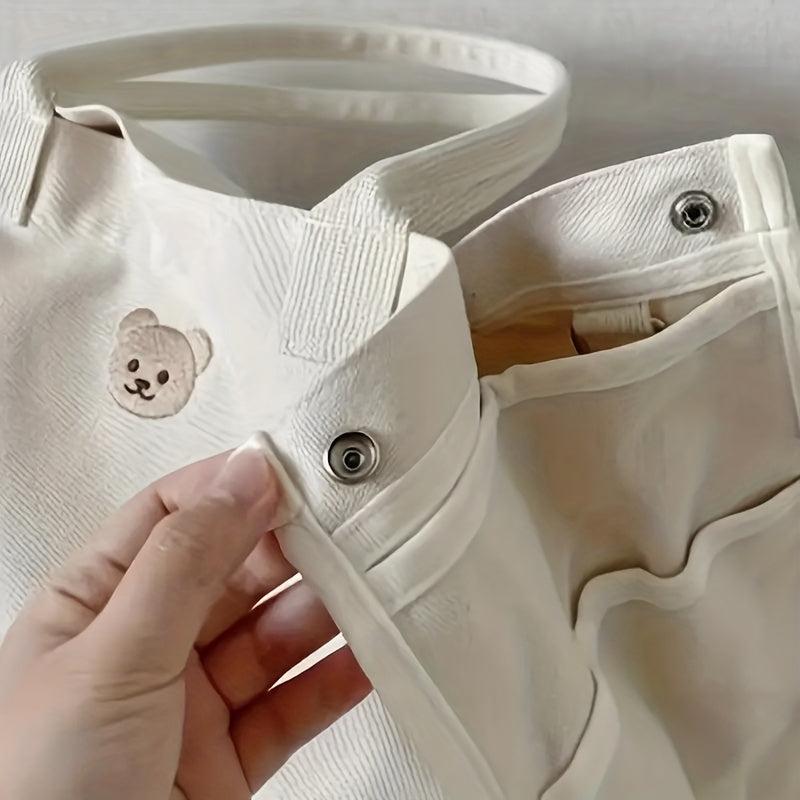 Large Capacity Canvas Diaper Bag Cartoon Baby Stroller Nappy Mommy Bag