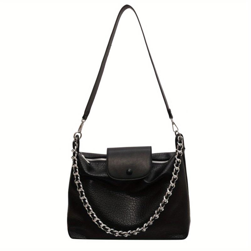 Retro Hobo Bag PU Leather Tote Women's Shoulder Handbag