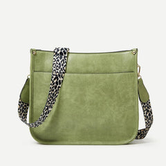 Classic Shoulder Bag Large Capacity Travel Bag With Side Zipper Pocket