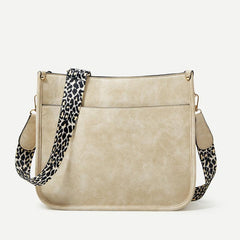 Classic Shoulder Bag Large Capacity Travel Bag With Side Zipper Pocket