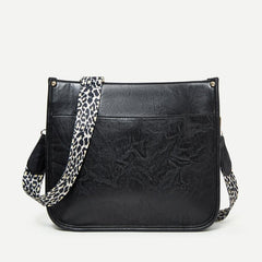 Classic Shoulder Bag Large Capacity Travel Bag With Side Zipper Pocket