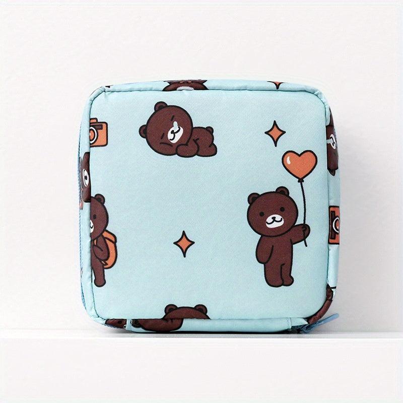 Sanitary Napkin Pads Bag Reusable Nylon Tampon Storage Bag