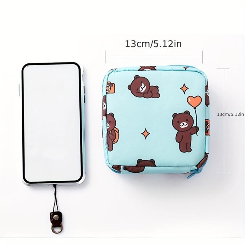 Sanitary Napkin Pads Bag Reusable Nylon Tampon Storage Bag