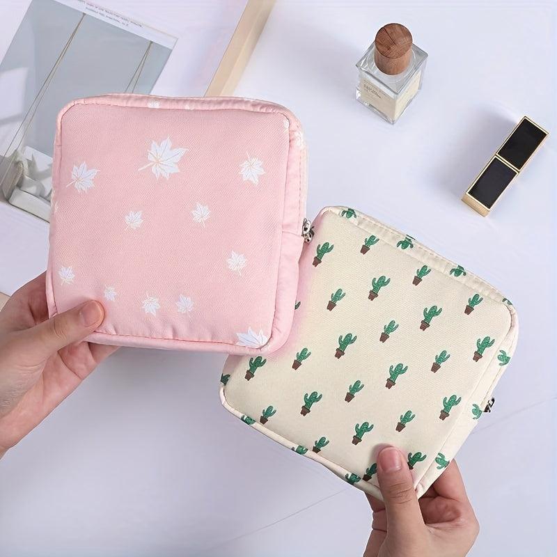 Sanitary Napkin Pads Bag Reusable Nylon Tampon Storage Bag