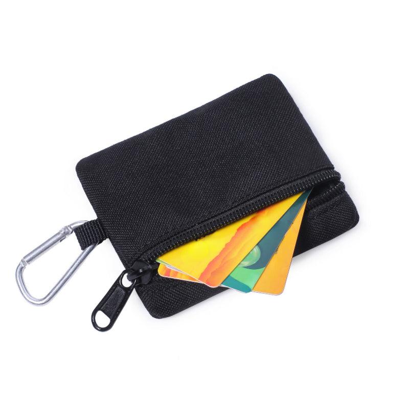 Portable Key & Card Case Zipper Coin Purse Tactical Wallet