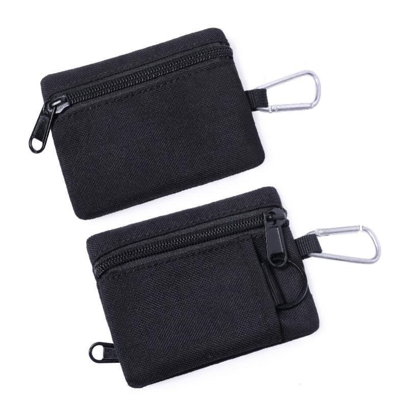 Portable Key & Card Case Zipper Coin Purse Tactical Wallet