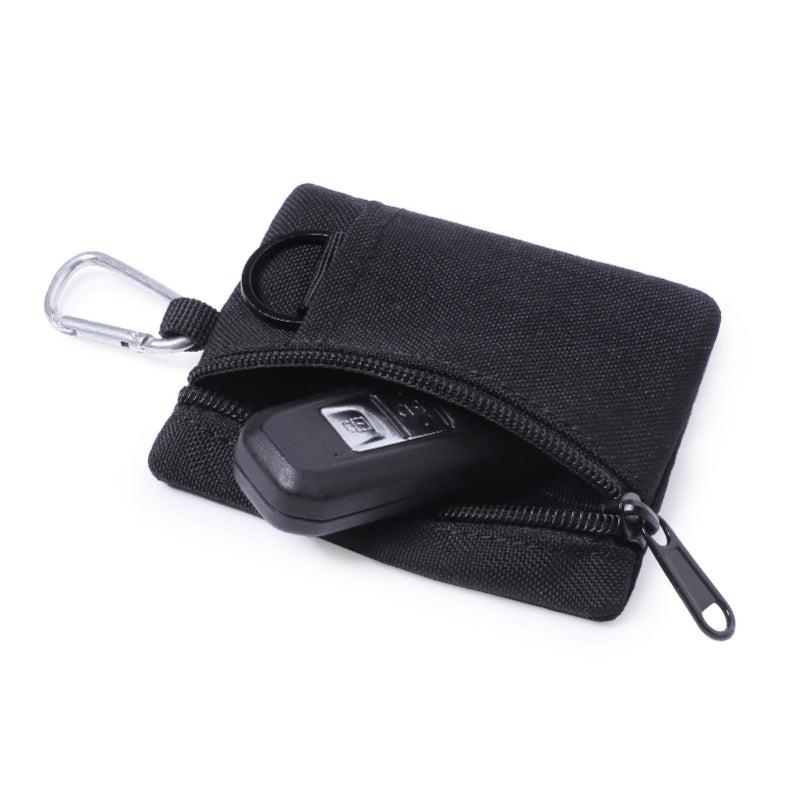 Portable Key & Card Case Zipper Coin Purse Tactical Wallet