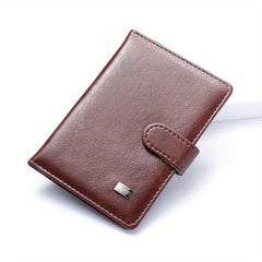Vintage Solid Coin Purse Bifold Clutch Wallet Credit Card Case