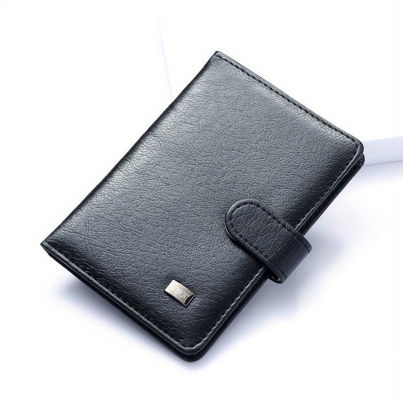 Vintage Solid Coin Purse Bifold Clutch Wallet Credit Card Case