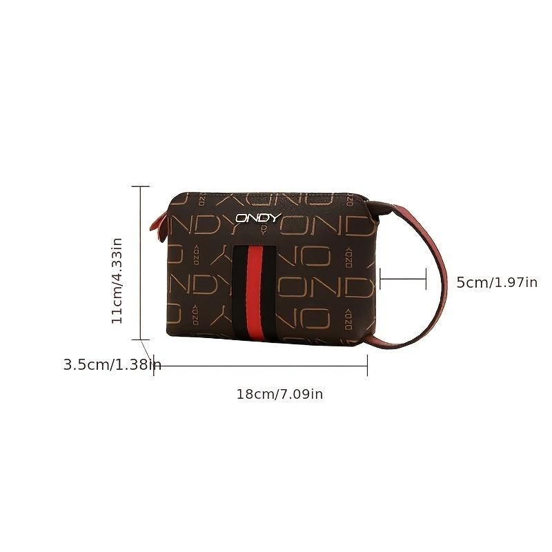 Vintage Pattern Zipper Purse Clutch Wallet With Wristband