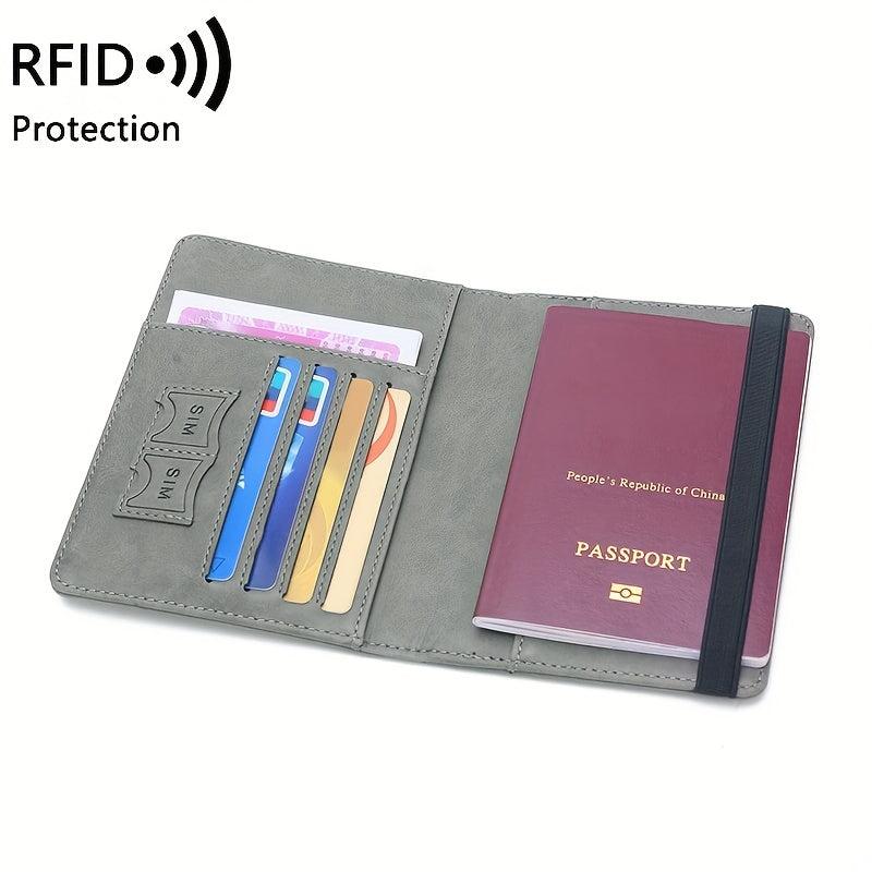 RFID Anti-theft Passport Holder Travel Wallet
