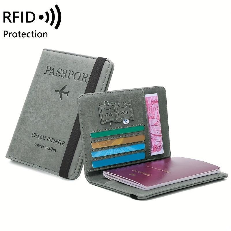 RFID Anti-theft Passport Holder Travel Wallet