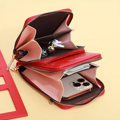 Zipper Phone Bag Coin Purse Mini Shoulder Bag
