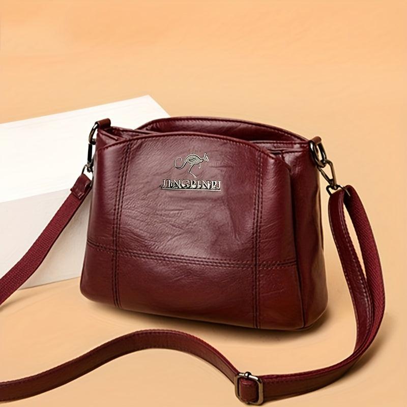 Classic Crossbody Bag PU Leather Shoulder Bag