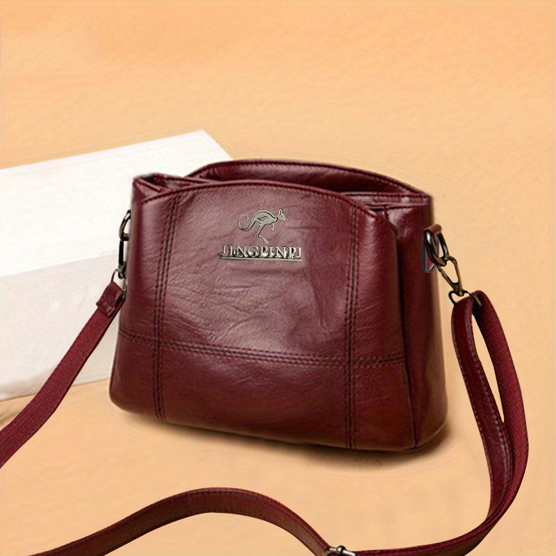 Classic Crossbody Bag PU Leather Shoulder Bag