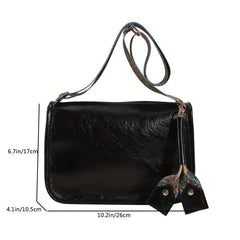 Ethnic Crossbody Bag Vintage Wide Strap Shoulder Purse