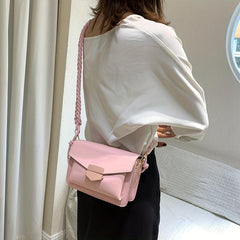 Minimalist Crossbody Bag Stylish Square Purse Shoulder Bag