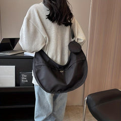 Nylon Crossbody Bag Dumpling Shoulder Bag Casual Handbag
