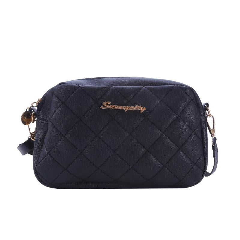 Women's Quilted Crossbody Small Square Bag Casual Mobile Phone Bag