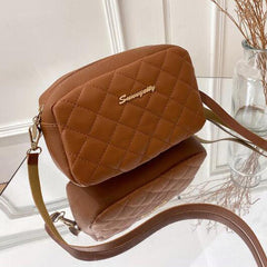 Women's Quilted Crossbody Small Square Bag Casual Mobile Phone Bag