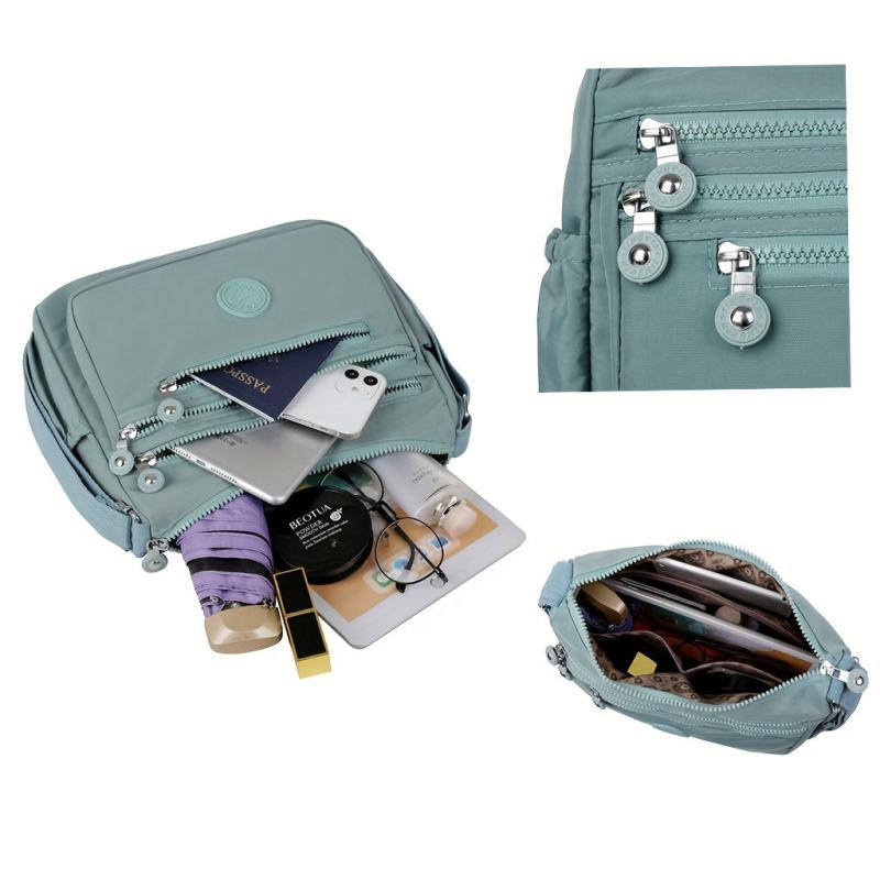 Minimalist Casual Hobo Shoulder Bag Zipper Crossbody Classic Bag