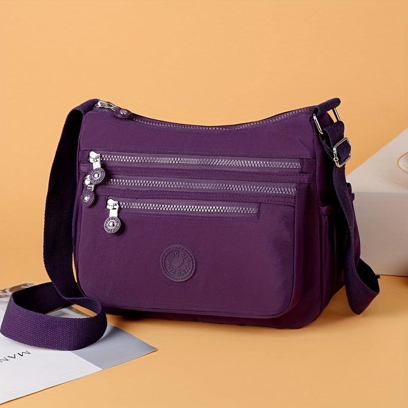 Minimalist Casual Hobo Shoulder Bag Zipper Crossbody Classic Bag