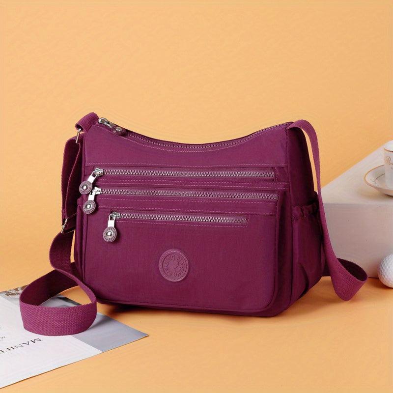 Minimalist Casual Hobo Shoulder Bag Zipper Crossbody Classic Bag