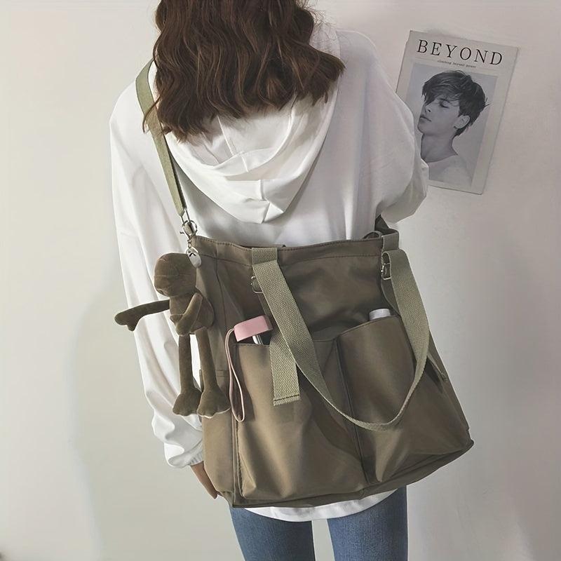 Nylon Tote Bag For Women Crossbody Handbag Large Capacity