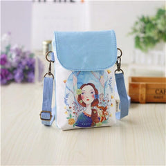 Animal Pattern Canvas Crossbody Bag for Women