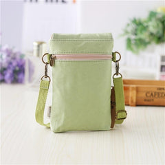 Animal Pattern Canvas Crossbody Bag for Women