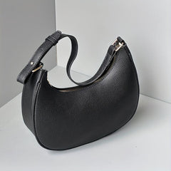 Solid Crescent Bag Minimalist Underarm Bag