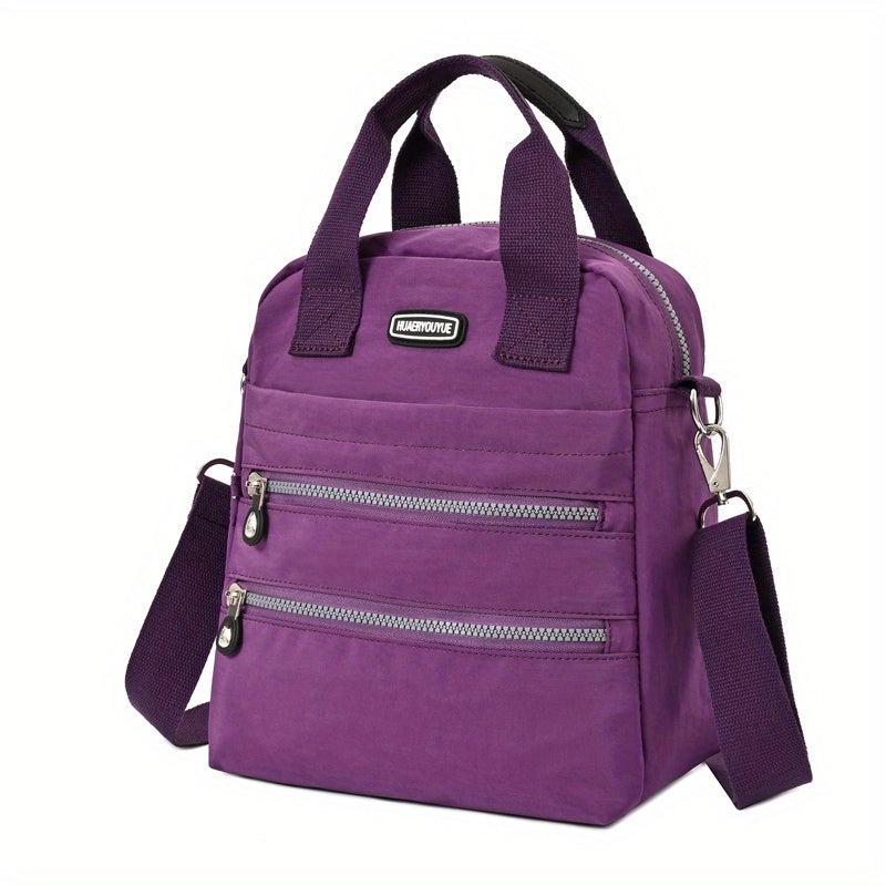 Functional Crossbody Bag Top Handle Daypack Purse for Women