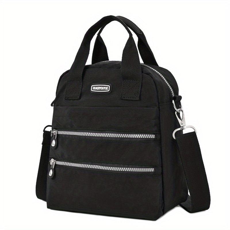 Functional Crossbody Bag Top Handle Daypack Purse for Women