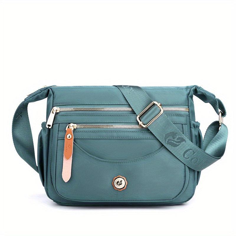 Casual Solid Hobo Bag Zipper Shoulder Bag Women's Versatile Bag