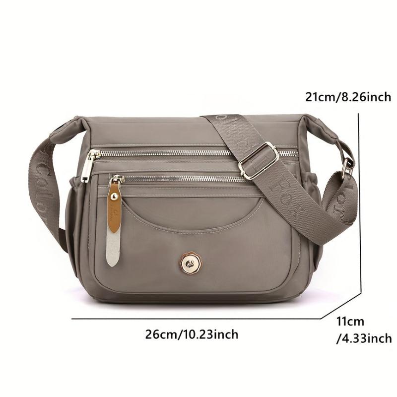 Casual Solid Hobo Bag Zipper Shoulder Bag Women's Versatile Bag