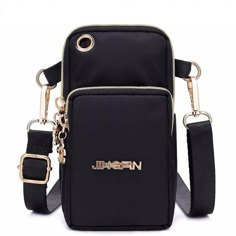 Metal Letter Decor Mini Sports Arm & Running Wrist Bag