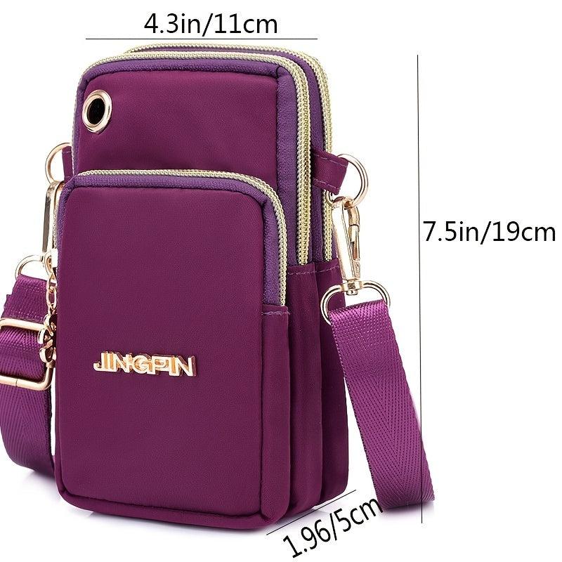 Metal Letter Decor Mini Sports Arm & Running Wrist Bag