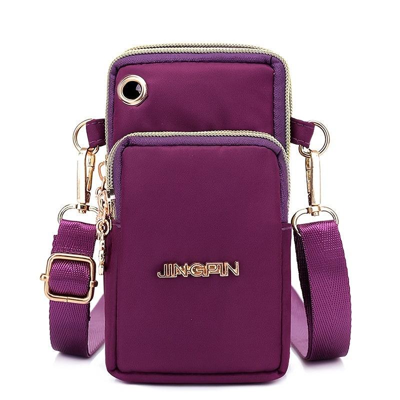 Metal Letter Decor Mini Sports Arm & Running Wrist Bag
